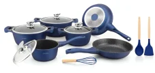 Royalty Line Set of 13 dishes with ceramic surface - Blue