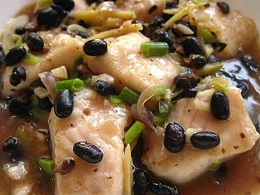 milkfish, with black beans