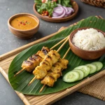 Satay-Spieße mit Marinade & Erdnusssoße – einfach zu Hause grillen