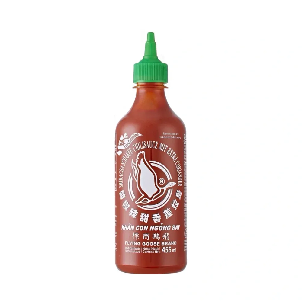 Flying Goose Chilli omáčka Sriracha s Koriandrem 455 ml