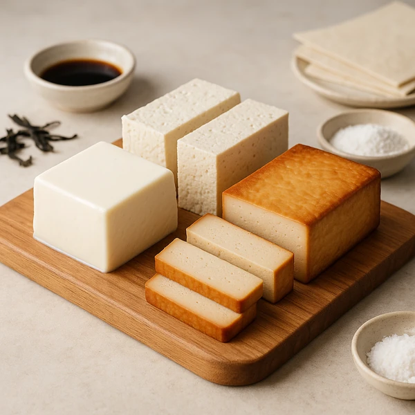 Měkké, pevné a uzené tofu