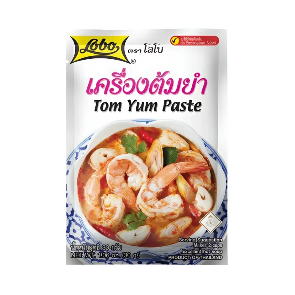 Lobo pasta na polévku Tom Yum