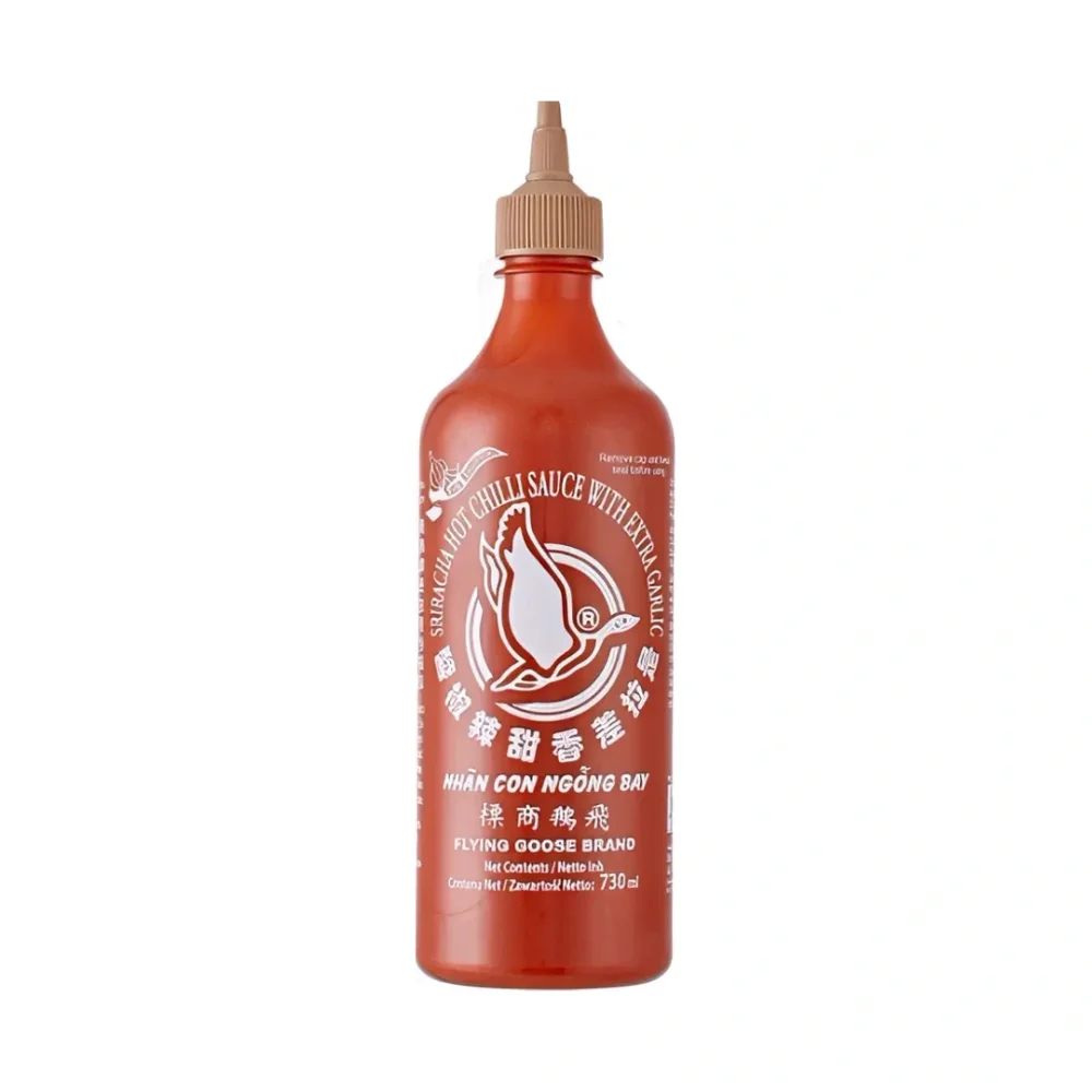 Flying Goose Chilli omáčka Sriracha s extra česnekem 730 ml