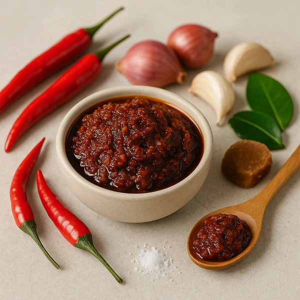 Sambal Badjak: výrazná indonéská chilli pasta s cibulí a česnekem