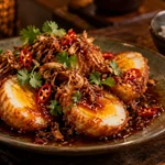 Kai Look Kuey: Thai-Reis-Dumplings mit Hähnchen & Tamarind-Dip