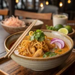 Khao Soi: Northern Thai Coconut Curry Noodle Soup (Recipe)