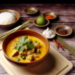 Nonya Curry (Nyonya Kari) – cremiges Kokos-Curry aus der Peranakan-Küche