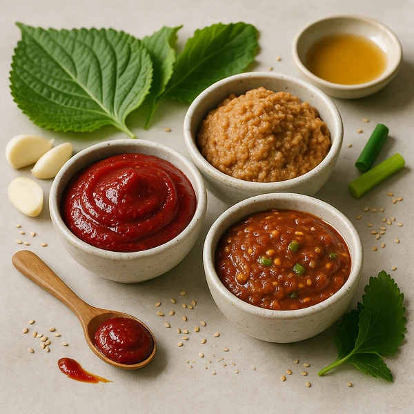 Gochujang, doenjang a ssamjang