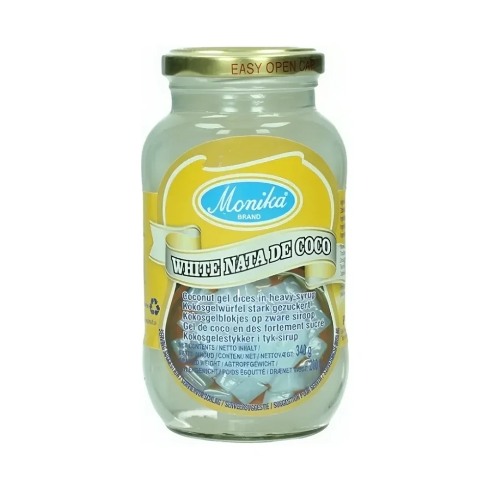 Monika Kokosový gel bílý Nata de Coco 340 g