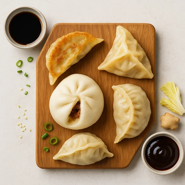 Jak se liší gyoza, wonton, bao a mandu