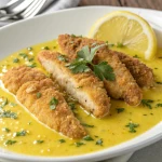 Cantonese Lemon Chicken (Crispy Chicken with Bright Citrus Sauce)
