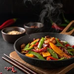 Traditional Sichuan Stir-Fry (Mála Chicken with Crunchy Veg)