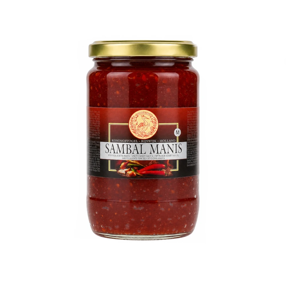 Koningsvogel Chilli pasta Sambal Manis 750 g