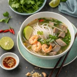 Hu Tieu Nam Vang: Vietnamese Pork & Prawn Noodle Soup (Phnom Penh Style)