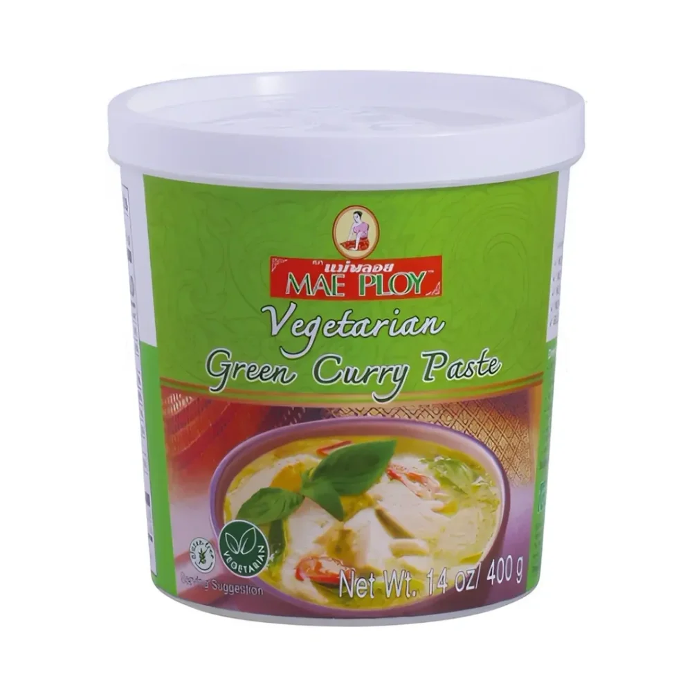 vegetariánská zelená kari pasta Mae Ploy