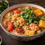Bún Riêu (Vietnamese Crab & Tomato Noodle Soup) Recipe